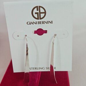 GIANI BERNINI Graduated Flat Wire Threader Earrings in Sterling Silver